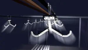 Lichtkunstwerk "Gleislichter"